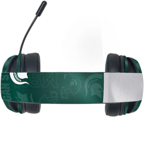Michigan State University Jersey Split Razer Kraken X Skin